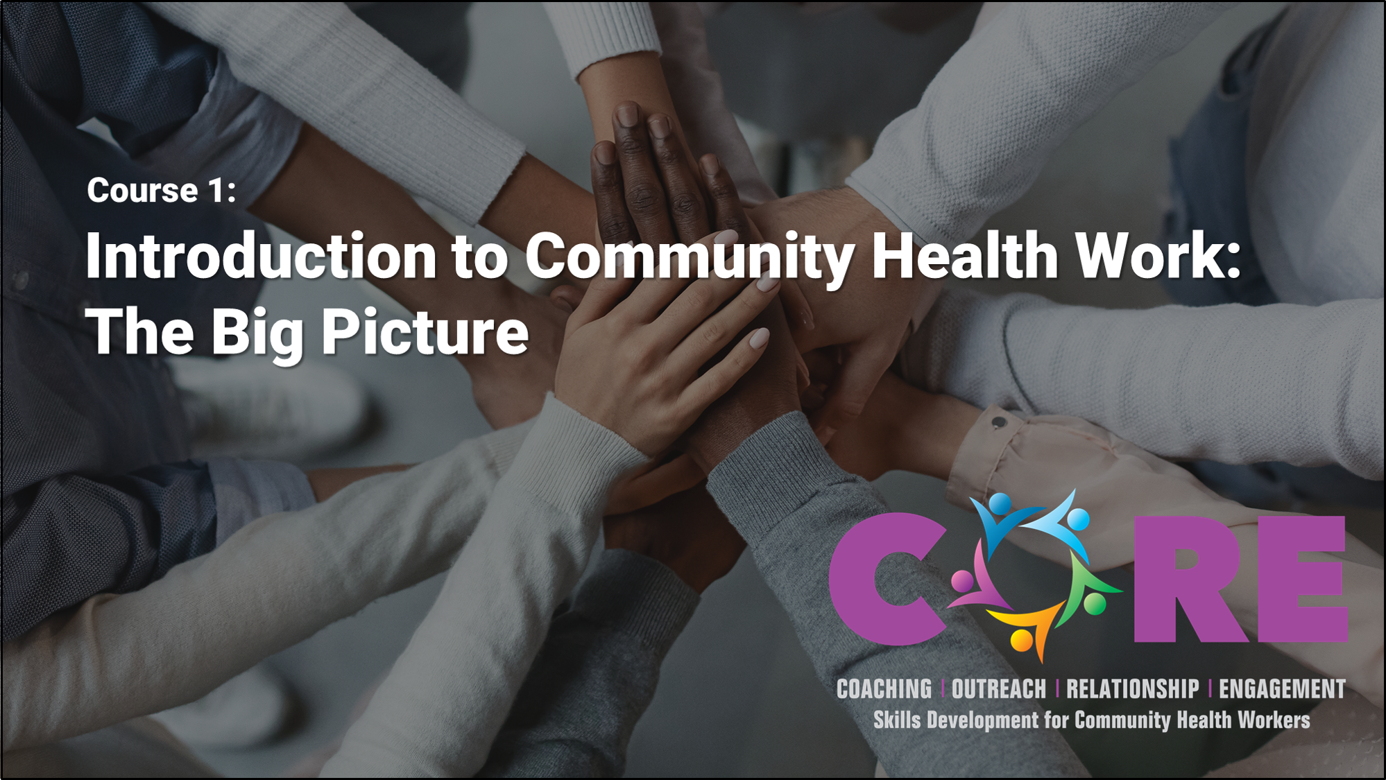 Course 1: Introduction to CHW